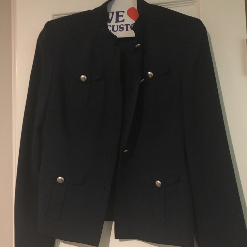 (10 for $10) Valerie Stevens Petite 100% silk blazer, size 6P